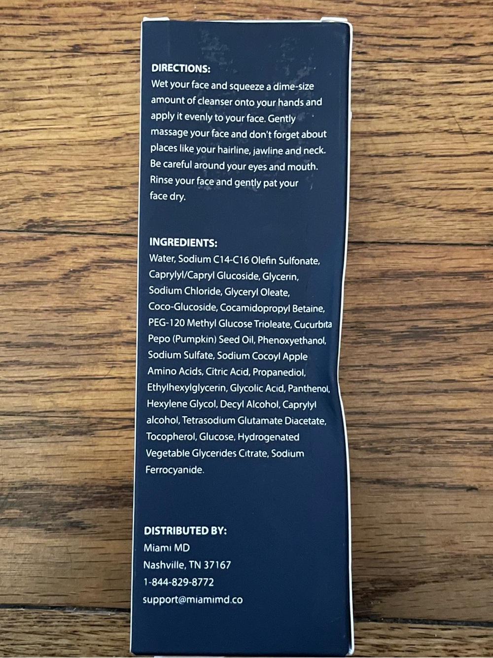 MIAMIMD Facial Cleanser Gentle Foaming Exfoliator 3.75 fl oz New Sealed - Picture 3 of 5